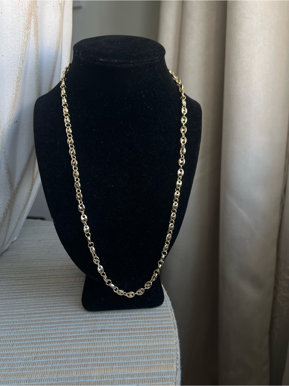 Gold-Tone mariner Link Necklace